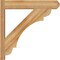 Ekena Millwork Olympic Rough Sawn Craftsman Outlooker, Western Red Cedar, 6"W x 28"D x 28"H OUT06X28X28OLY04RWR - alternate 4